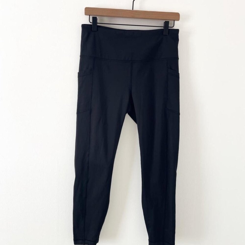 Yogalicious Lux Black Cropped Leggings